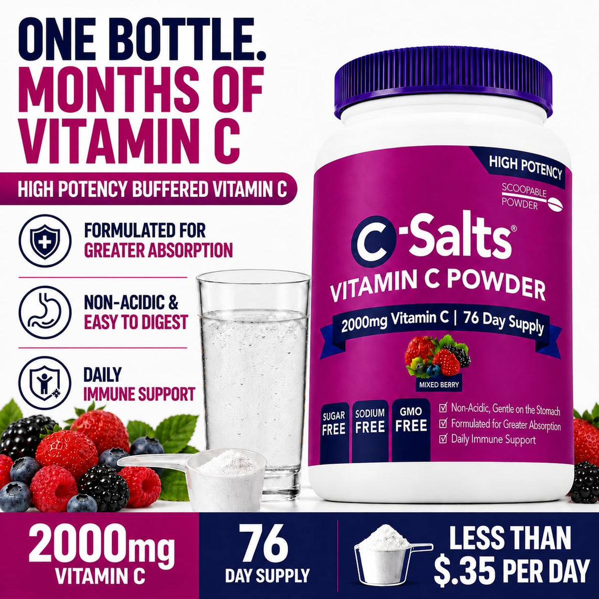 C-Salts® Buffered Vitamin C Powder