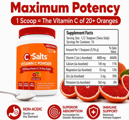 C-Salts® Buffered Vitamin C Powder