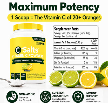 C-Salts® Buffered Vitamin C Powder
