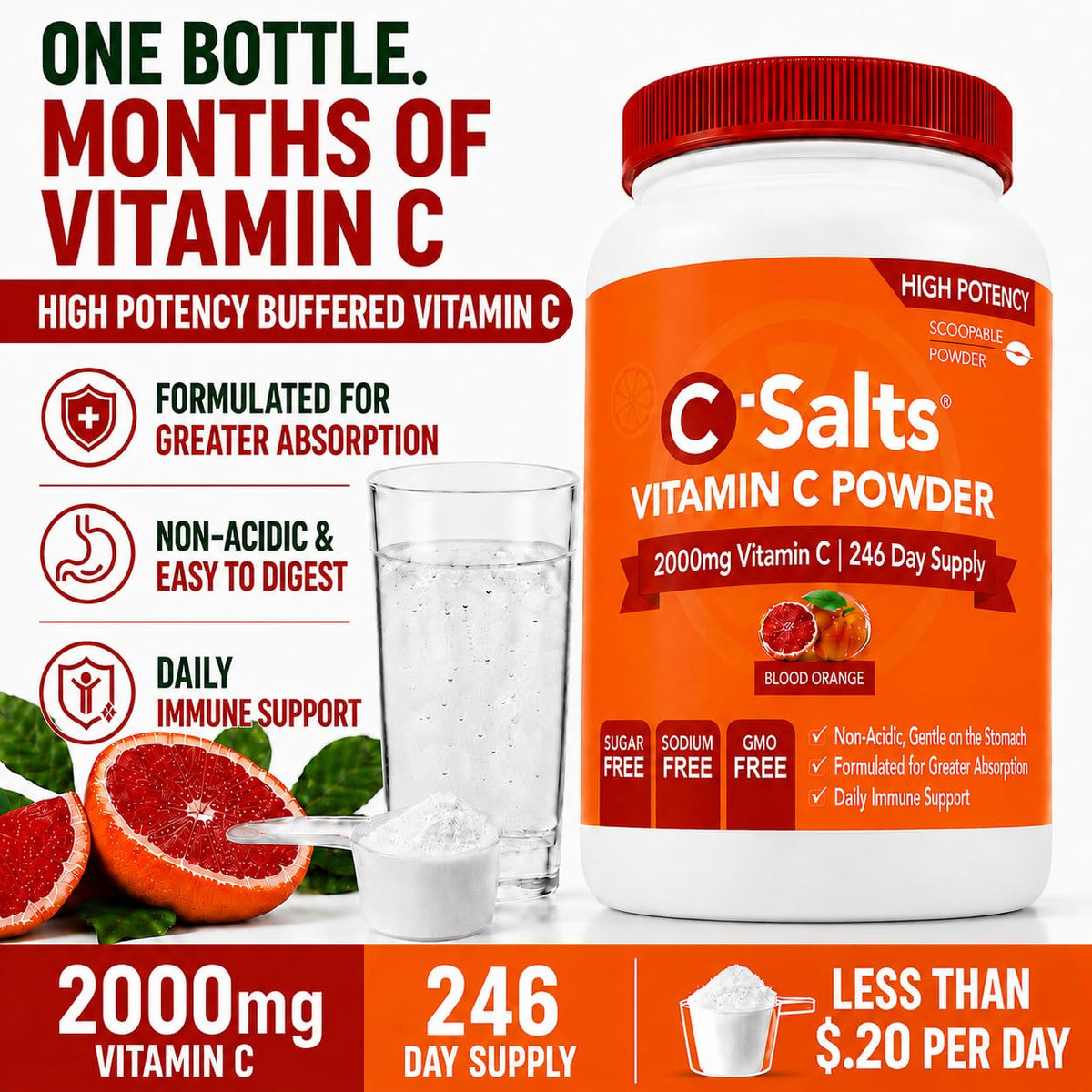 C-Salts® Buffered Vitamin C Powder