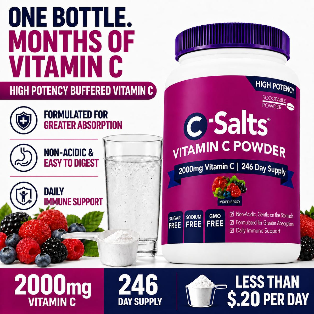 C-Salts® Buffered Vitamin C Powder