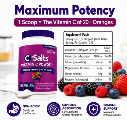 C-Salts® Buffered Vitamin C Powder